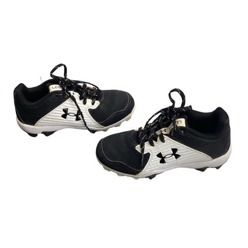 Vist Large View of Product Image Which is Used Under Armour LEADOFF BB/SB Cleats Black Junior 02