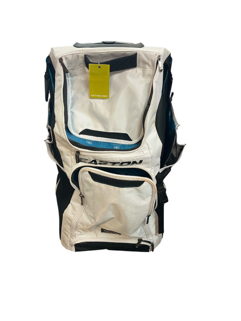 Vist Large View of Product Image Which is Used Easton PLAYER WHEELED BAG BB/SB Player Wheeled Bag White