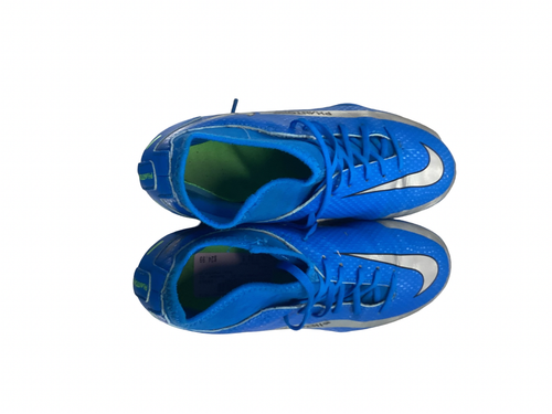 Vist Large View of Product Image Which is Used Nike PHANTOM GT Soccer Cleats Royal Blue Junior 03.5