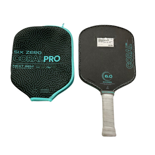 Vist Large View of Product Image Which is Used SIX XERO CORAL PRO Pickleball Racquet Grey
