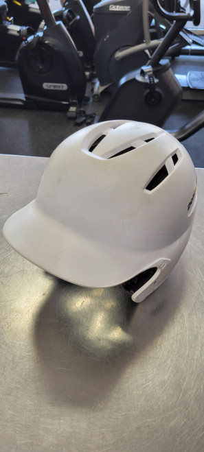 Vist Large View of Product Image Which is Used Demarini HELMET Batting Helmet No Mask White One Size