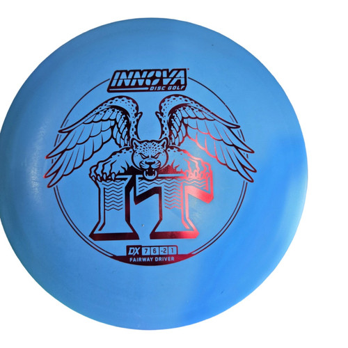 Vist Large View of Product Image Which is Used Innova IT DX Disc Golf Driver Royal Blue