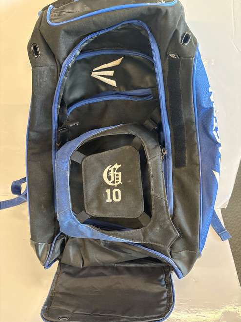 Vist Large View of Product Image Which is Used Easton BACKPACK BB/SB Player Carry Bag Royal Blue