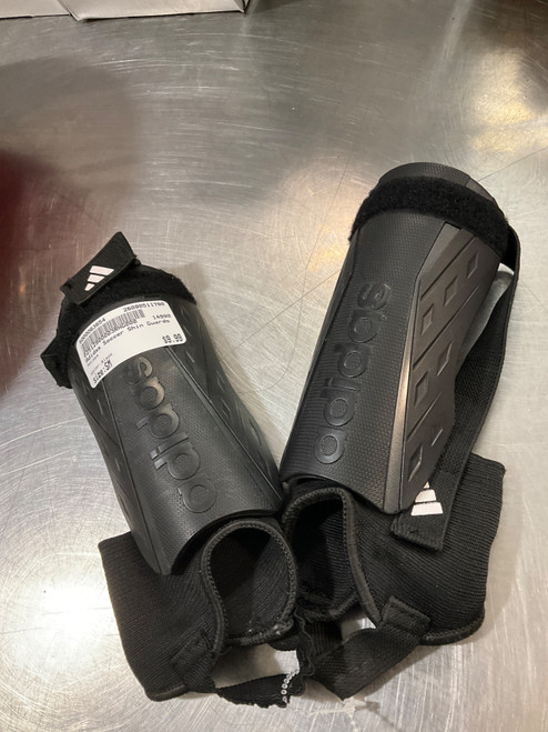 Vist Large View of Product Image Which is Used Adidas Soccer Shin Guards Youth Black SM
