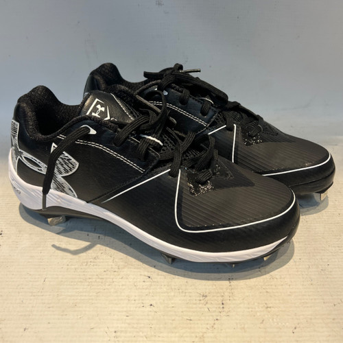 Vist Large View of Product Image Which is Used Under Armour GLYDE ST WOMENS BB/SB Cleats Black Senior 8