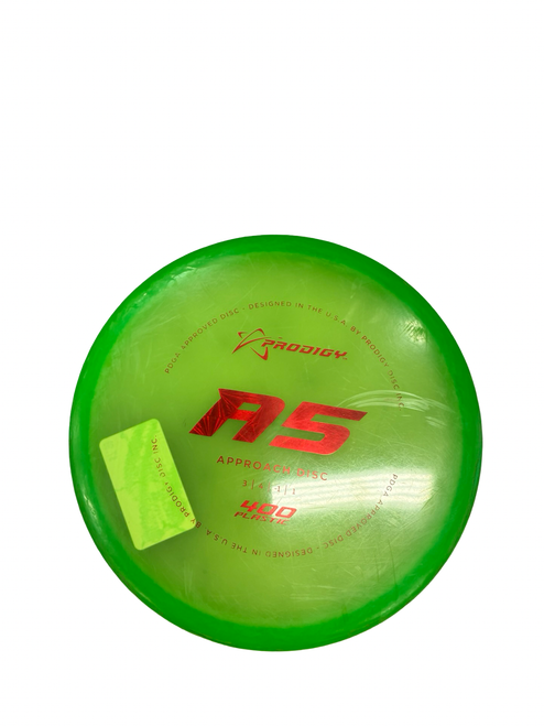 Vist Large View of Product Image Which is Used Prodigy A5 Disc Golf Putter Green