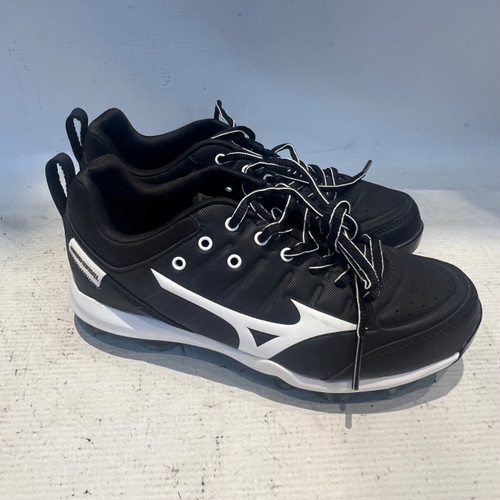 Vist Large View of Product Image Which is Used Mizuno FINCH ELITE 5 WOMENS BB/SB Cleats Black Senior 5