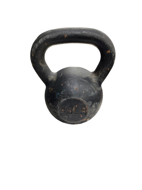 Vist Large View of Product Image Which is Used Xprt Kettle Dumbbell (Each) Black 45 lb