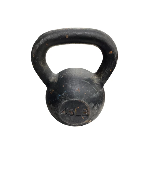 Vist Large View of Product Image Which is Used Xprt Kettle Dumbbell (Each) Black 45 lb