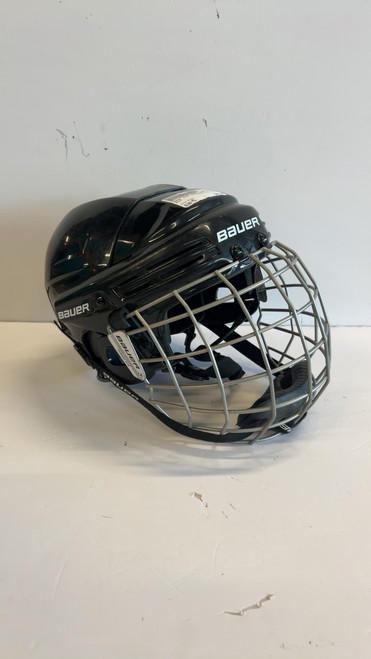 Vist Large View of Product Image Which is Used Bauer 2100 COMBO Helmet Cage Combo Black MD