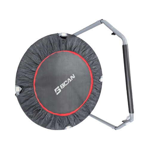 Vist Large View of Product Image Which is Used BCAN FOLDABLE TRAMPOLINE Exercise Trampoline Black