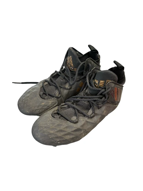 Vist Large View of Product Image Which is Used Adidas Jr FB Cleats Black Junior 05.5