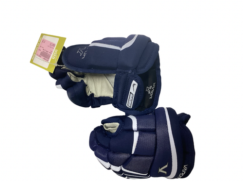 Vist Large View of Product Image Which is Used Bauer VAPOR Youth Gloves Royal Blue 8"