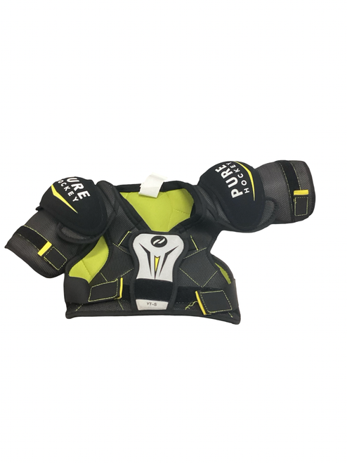 Vist Large View of Product Image Which is Used Pure Hockey Youth Shoulder Pads SM