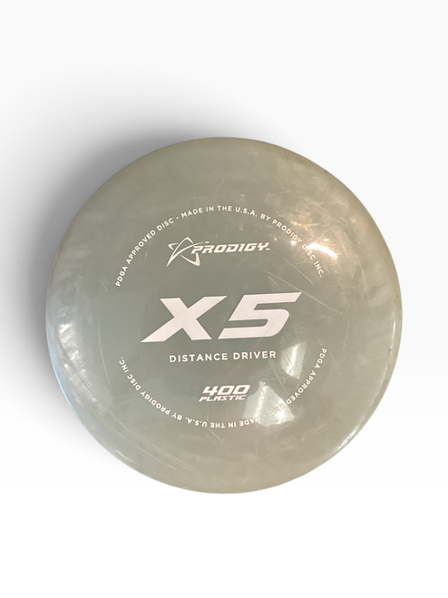 Vist Large View of Product Image Which is Used Prodigy X5 400 Disc Golf Driver Grey 168g