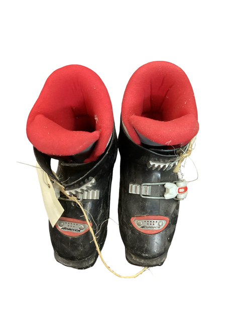 Vist Large View of Product Image Which is Used Nordica GP TJ 2 Boys DH Ski Boot Black 205 MP - J01