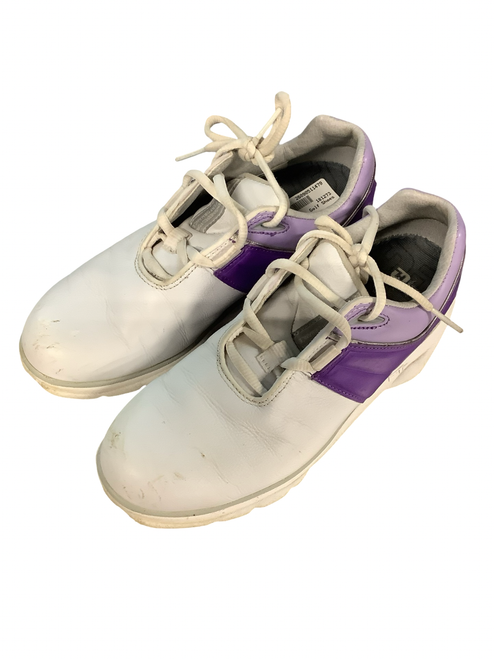 Vist Large View of Product Image Which is Used Foot Joy Womens Golf Shoes White Senior 5