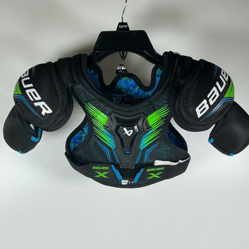 Vist Large View of Product Image Which is Used Bauer X  Shoulder Pads Yth SM