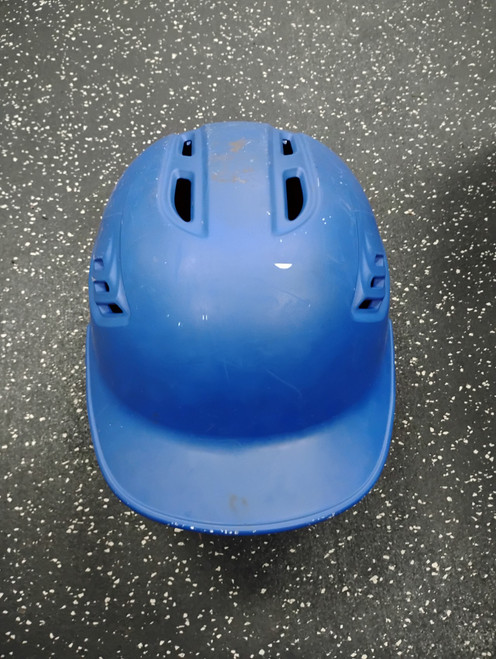 Vist Large View of Product Image Which is Used Rawlings R16S-REVB Batting Helmet No Mask Royal Blue MD