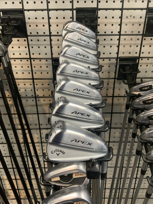 Vist Large View of Product Image Which is Used Callaway APEX TI FUSION 250 Mens Iron Set RH 4I-PW