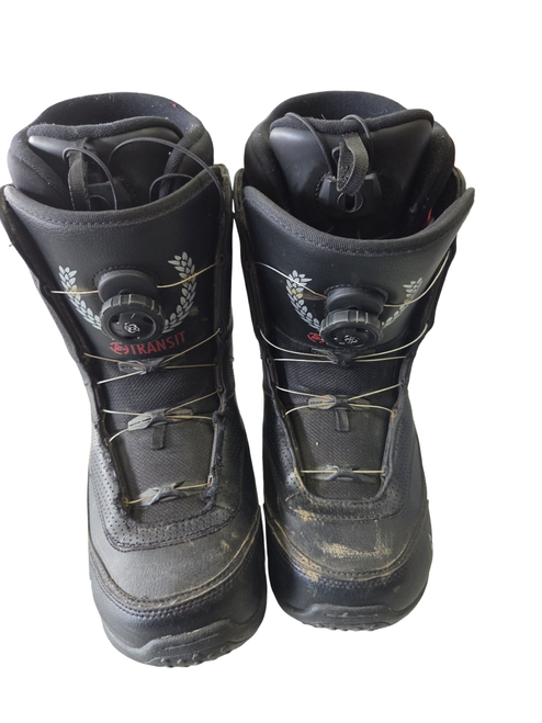 Vist Large View of Product Image Which is Used K2 TRANSIT BOA MNS 10 SB BOOTS Mens Snowboard Boots Black Senior 10