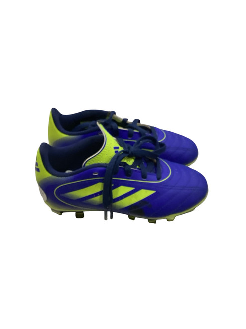 Vist Large View of Product Image Which is Used Adidas Soccer Cleats Royal Blue Youth 12.0