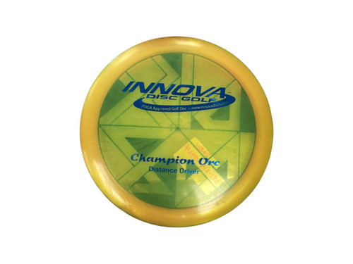 Vist Large View of Product Image Which is Used Innova CHAMPION ORC Disc Golf Driver Gold