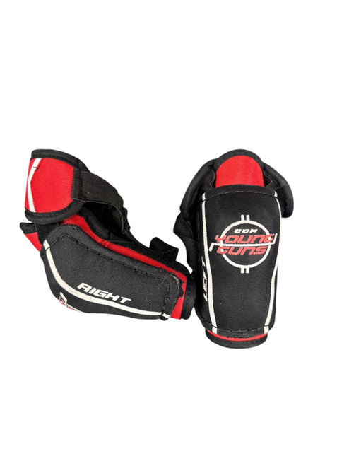 Vist Large View of Product Image Which is Used CCM YOUNG GUNS Youth Elbow Pads LG