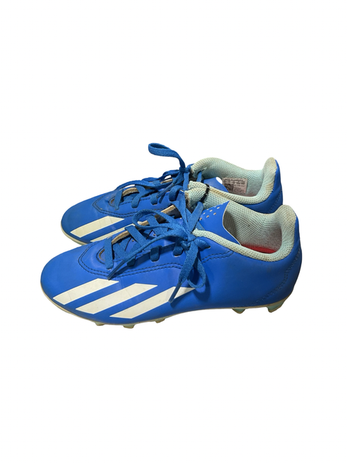Vist Large View of Product Image Which is Used Adidas Soccer Cleats Royal Blue Junior 01.5