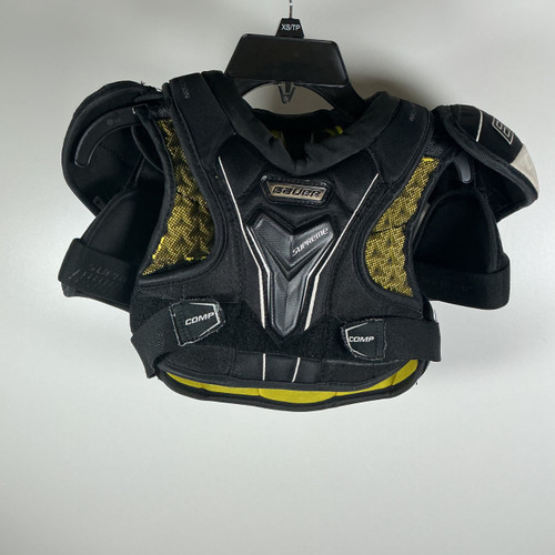 Vist Large View of Product Image Which is Used Bauer SUPREME  COMP Youth Shoulder Pads MD