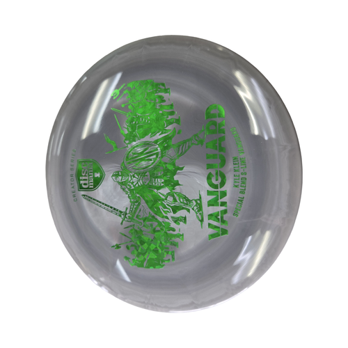 Vist Large View of Product Image Which is Used Discmania VANGUARD S-LINE DRIVER Disc Golf Driver Grey