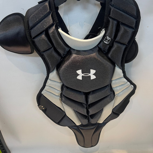 Vist Large View of Product Image Which is Used Under Armour VICTORY SERIES CHEST Catchers Chest Protector Black Intermed