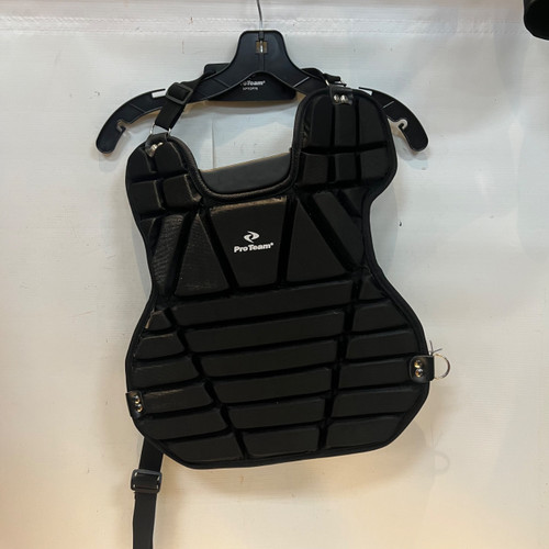 Vist Large View of Product Image Which is Used PRO TEAM Catchers Chest Protector Black Youth