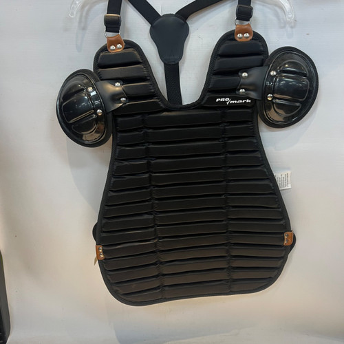 Vist Large View of Product Image Which is Used PRO MARK Catchers Chest Protector Black Adult