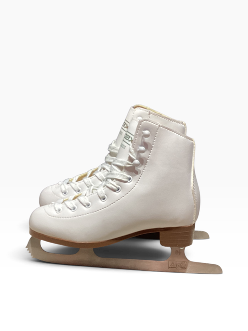 Vist Large View of Product Image Which is Used DBX CLASSIC Girls Figure Skate White Junior 02