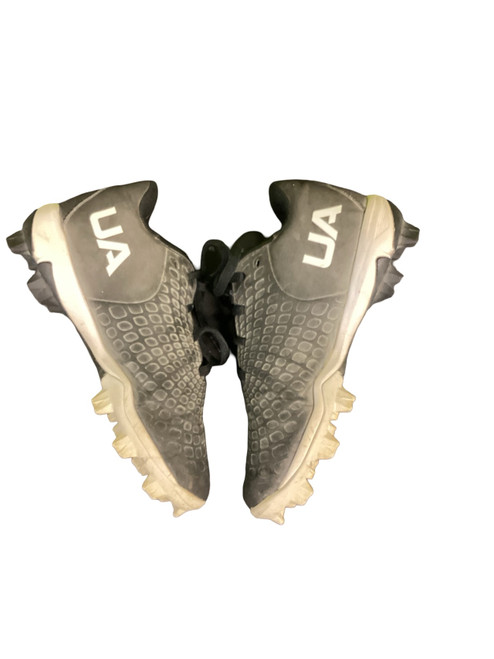 Vist Large View of Product Image Which is Used Under Armour BASEBALL CLEATS BLACK BB/SB Cleats Black Junior 01.5