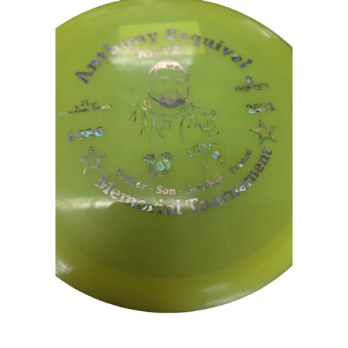 Vist Large View of Product Image Which is Used Dynamic Discs TRUTH EMAC Disc Golf Mid Range Yellow