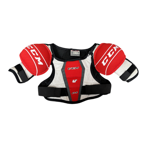 Vist Large View of Product Image Which is Used CCM U 04 Youth Hockey Shoulder Pads Red Medium
