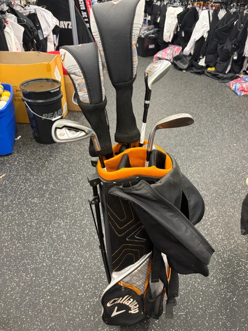 Vist Large View of Product Image Which is Used Callaway XJ HOT Jr Package Set RH Orange 7 Piece