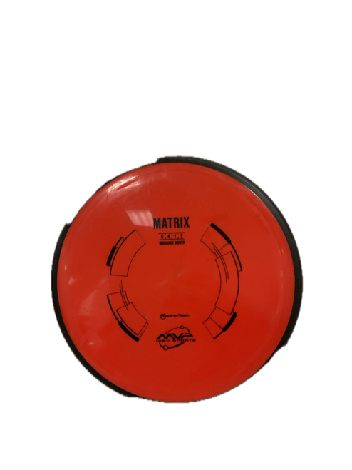 Vist Large View of Product Image Which is Used MVP NEUTRON MATRIX Disc Golf Mid Range Red