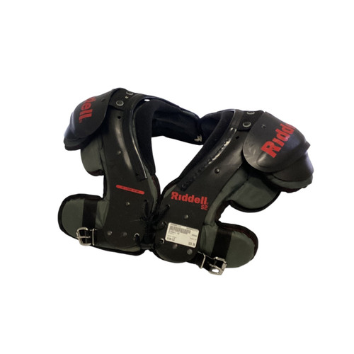 Vist Large View of Product Image Which is Used Riddell S2 FB Shoulder Pads Black LG
