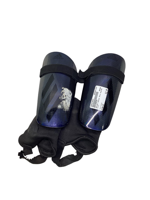 Vist Large View of Product Image Which is Used Adidas Soccer Shin Guards Adult Black LG