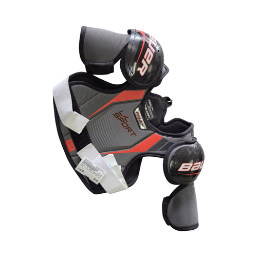 Vist Large View of Product Image Which is Used Bauer LIL SPORT SHOULDER PADS YOUTH SM Youth Shoulder Pads SM
