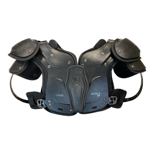 Vist Large View of Product Image Which is Used Xenith FLYTE 2 TD FB Shoulder Pads Black LG