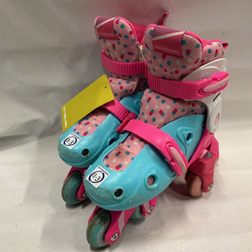 Vist Large View of Product Image Which is Used RollerDerby Child Roller Quad Skates Pink Adjustable