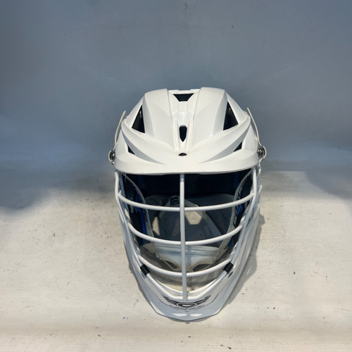 Vist Large View of Product Image Which is Used Cascade XRS Lacrosse Helmet White MD