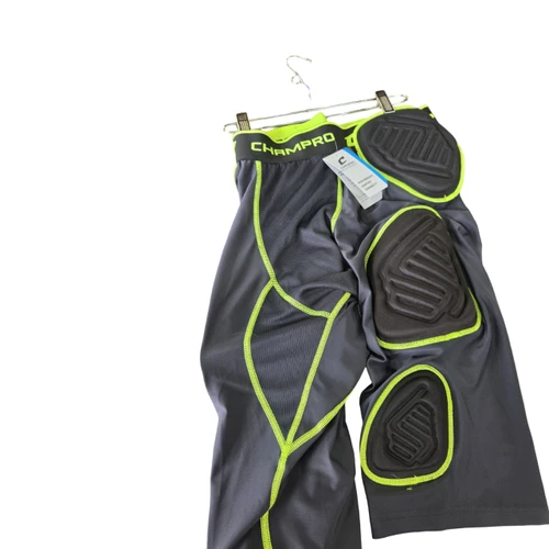 Vist Large View of Product Image Which is Used Champro ADULT BULLRUSH 7 PAD GIRDLE FB Girdles Black XL