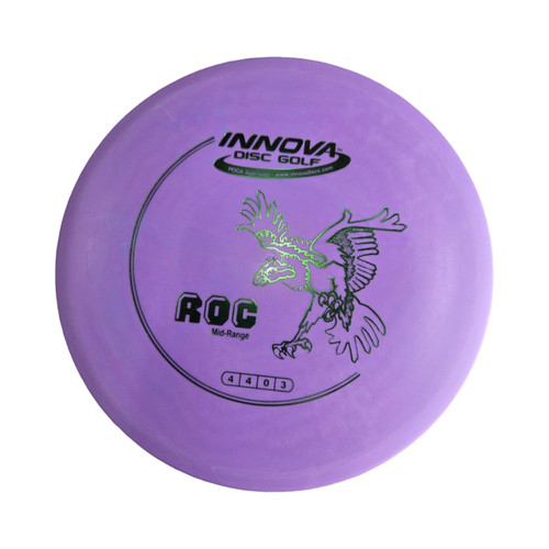 Vist Large View of Product Image Which is Used Innova ROC DX Disc Golf Mid Range Purple