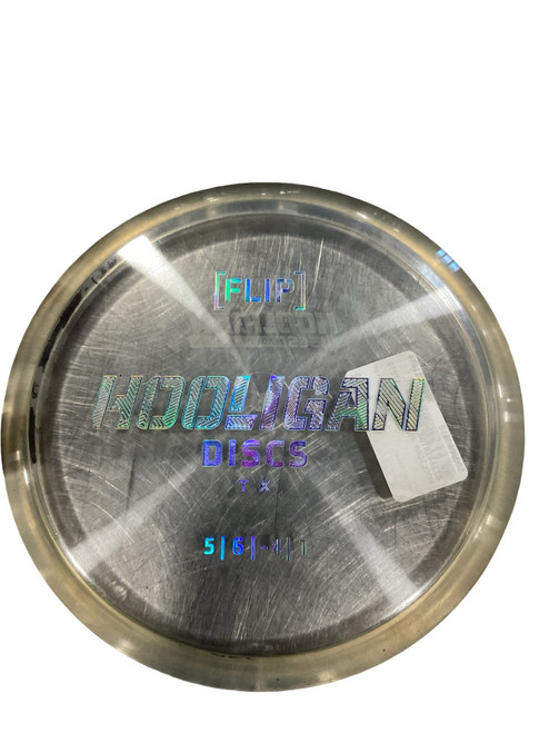 Vist Large View of Product Image Which is Used HOOLIGAN FLIP Disc Golf Mid Range Clear