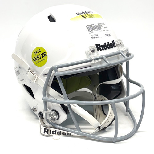 Vist Large View of Product Image Which is Used Riddell 2026 JET ND6 FB Helmet White XXS